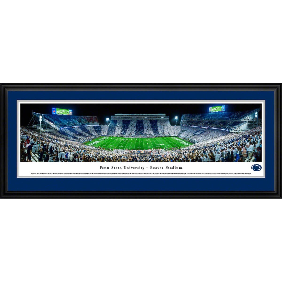 deluxe framed photo of Penn State Stripe Out vs. Rutgers